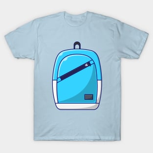 Blue Backpack T-Shirt